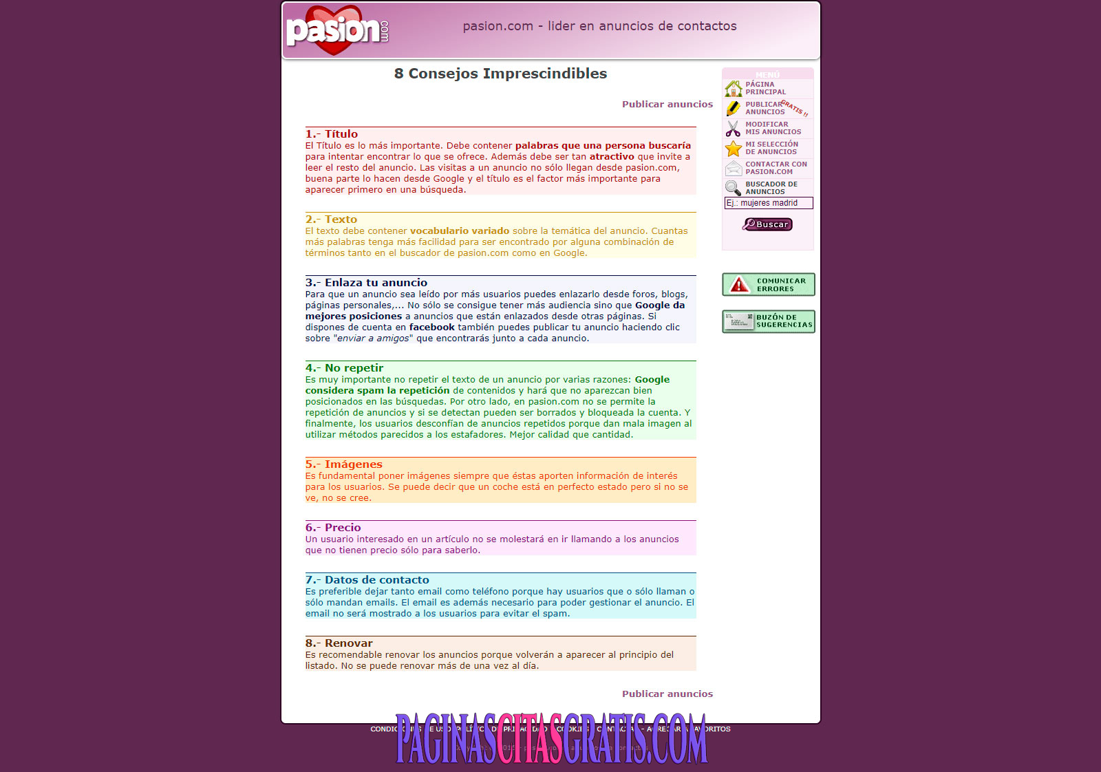 Pasion.com Opiniones